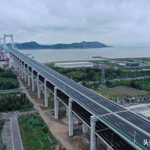 North approach bridge of Wenzhou Oujiang Beikou Bridge Highway Project